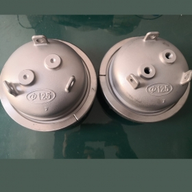 DN125静液压试验机夹具，耐压试验夹具，304不锈钢夹具，塑料管材密封堵头